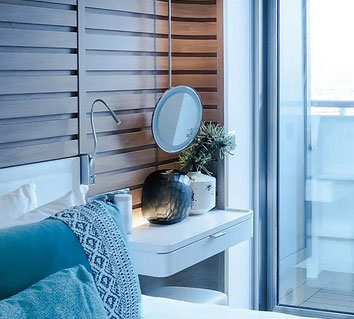 Cabine Balcon ponts supérieurs Le Champlain